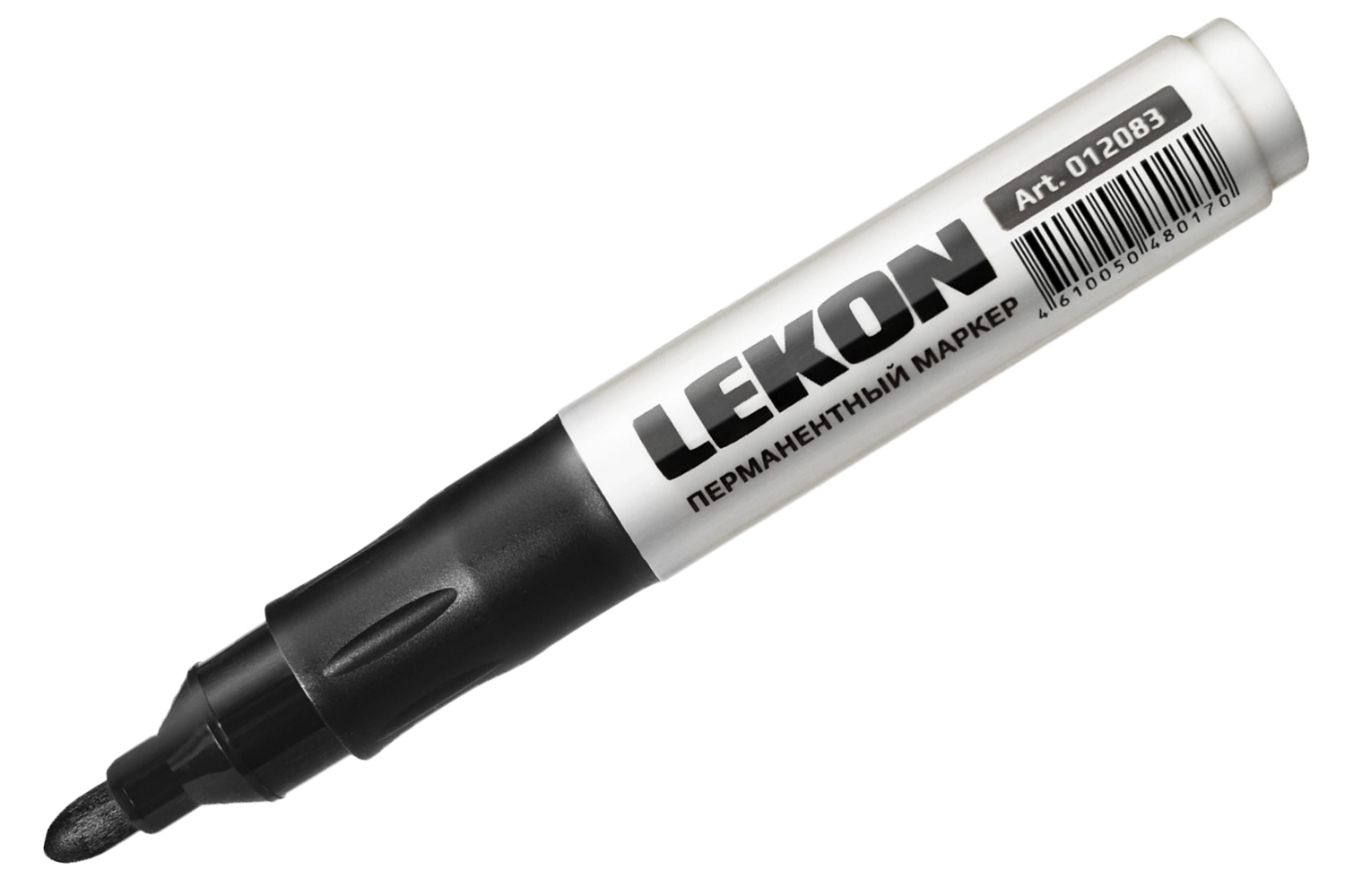 Маркер перманентный черный Lekon ReFresh 3 mm