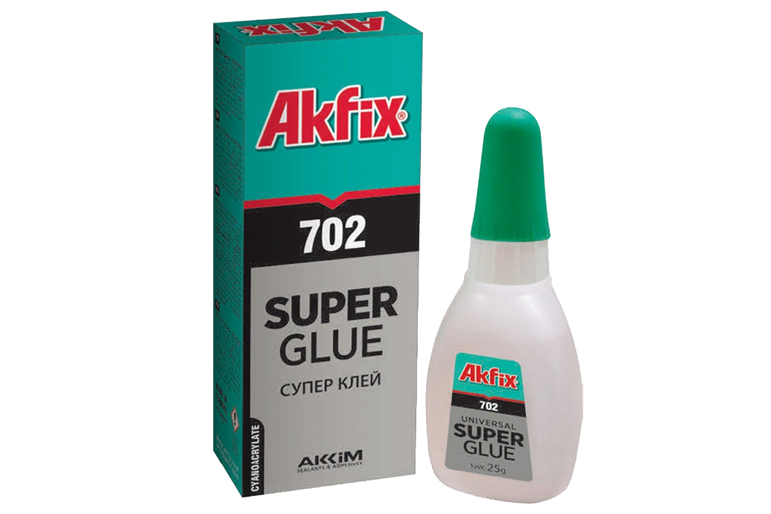 Клей Akfix 702 Супер клей  (25гр)