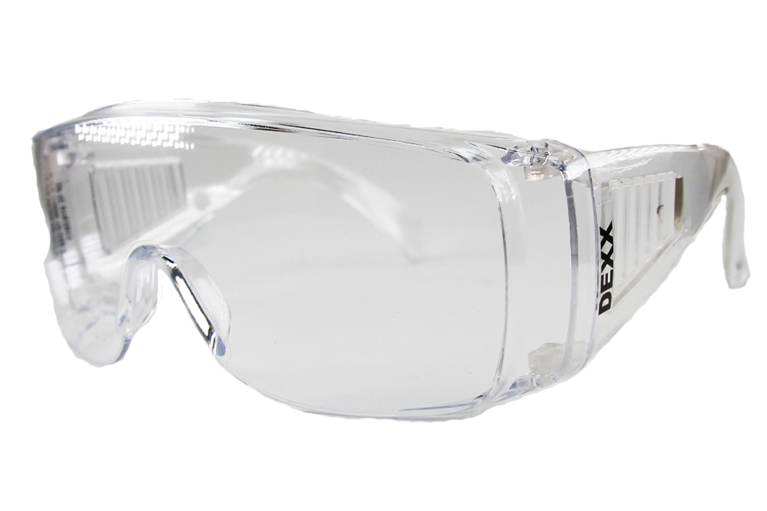 Очки DEXX защитные,поликарбонатные прозрачные линзы открытого типа.