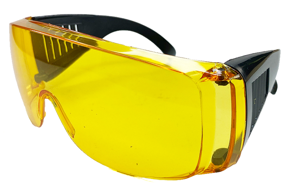 Очки защитные желтые с дужками Fit