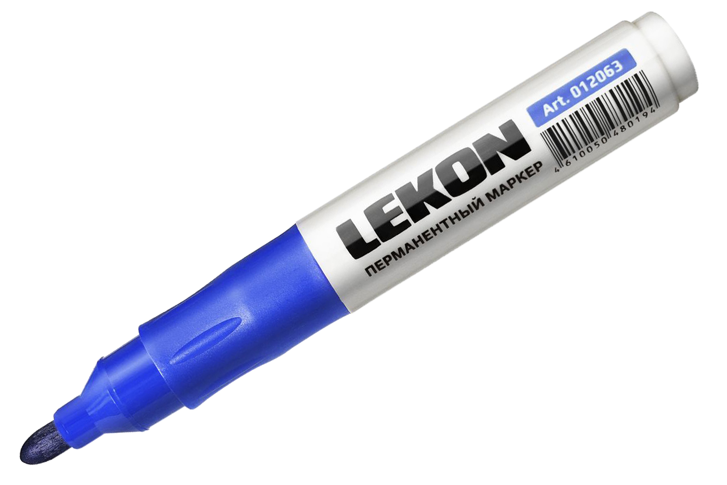 Маркер перманентный синий Lekon ReFresh 3 mm